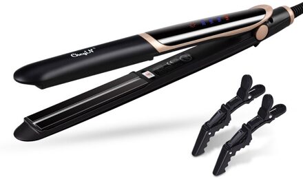 Infrarood Stijltang Curler Flat Iron Professionele Negatieve Ionen Haar Rechttrekken Curling Corrugation Led Styling Tool 53