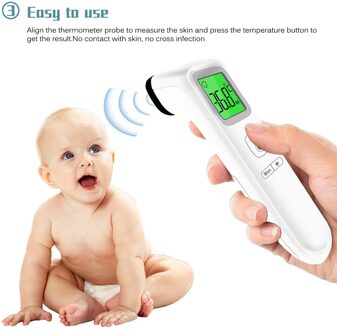 Infrarood Thermometer Infrarood Hygrometer Baby Kids Volwassen Voorhoofd Frontale Temperatuur Non Contact Digitale Thermometer Baby Care