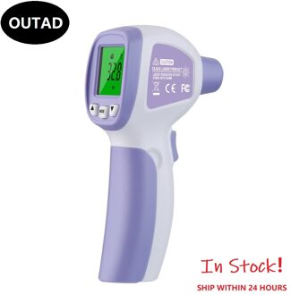Infrarood Voorhoofd Thermometer Non-Contact Kids Adult Infrarood Elektronische Thermometer Lcd Backlight Voorhoofd Temperatuur Meter