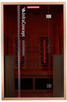 Infraroodsauna Elite Wellness InfraConcept 130x120x195 cm Vertigo Red Cedar