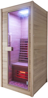 Infraroodsauna Elite Wellness Premiumline Sweden 90x90x198 cm Red Cedar Hout
