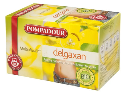 Infusion Delgaxan Plus, 20 bags Pompadour