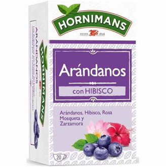 Infusion of blueberries with hibiscus, rosehip and BlackBerry, 20 Hornimans sachets