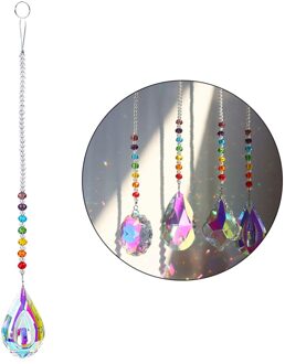 Ing Crystal Suncatcher Kroonluchter Rainbow Maker Veranda Boom Decor