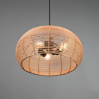 Inga hanglamp met rotan kap Ø 50 cm bruin