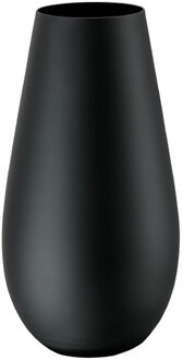Inge Christmas goods Bloemenvaas New York - mat zwart - glas - H24 cm - Vazen