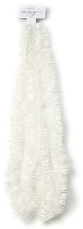 Inge Christmas Goods Kerstslinger - guirlande - wit - 270 cm
