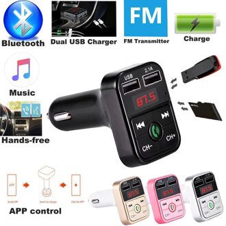 Ingebouwde intelligente Dual USB Bluetooth 4.1 Handsfree Car Kit Charger Fm-zender MP3 Speler A2B2 USB Naar Mp3 Voiture Adapter