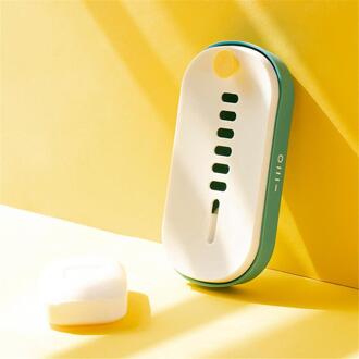 Ingedrukt Afvoer Zeepkist Thuis Zeephouder Container Zeepbakjes Zeepkist Drai Aanrecht Sponsbakje Badkamer Producten @ 40 Licht Geel