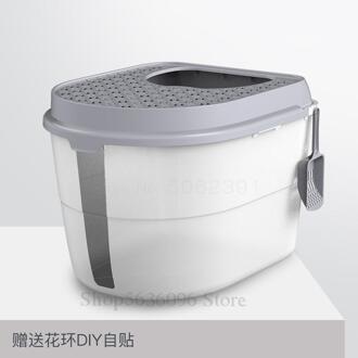 Ingesloten Ontgeuren Super-Grote Kattenbak Met Mekka Jack-In Kat Zandbak Same as picture2