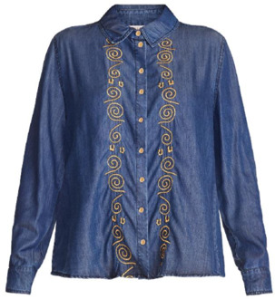 Ingmar blouse Blauw - 36