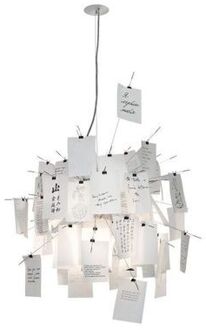 Ingo Maurer Zettel'Z 6 Hanglamp - 400 cm Wit
