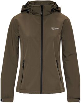 Ingrida Soft Shell Jas Dames 2XL/44 Khaki