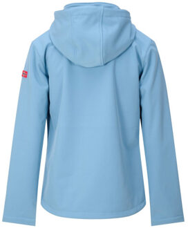 ingrida softshell softshell jack outdoor dames - - maat M Lichtblauw