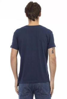 Inheemse Amerikaanse V-hals T-shirt Tr22875 Donkerblauw - M