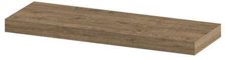 Ink 20d wandplank - 60x20x3.5cm - voorzijde afgekant - tbv nis - MFC Naturel eiken 1258700 Naturel Eiken mat