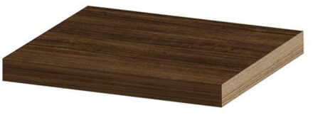 Ink 35d wandplank - 40x35x3.5cm - voorzijde afgekant - tbv nis - MFC Koper eiken 1258895 Koper Eiken mat