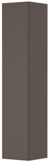 Ink Badkamerkast - 35x35x169cm - 1 deur - links en rechtsdraaiend - greeploos - MDF lak taupe mat 1241155