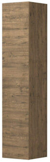 Ink Badkamerkast - 36x37x169cm - 1 deur - greeploos - MFC Naturel eiken 1259510