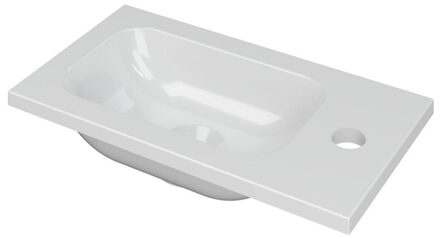 Ink Enter Fontein - 40x22x1.6cm - 1 kraangat - porselein wit glans 3404366