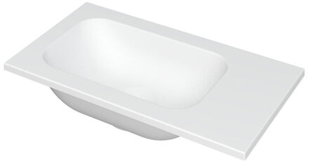 Ink Enter Fontein - 40x22x1cm - 0 kraangaten - polystone wit mat 3404351