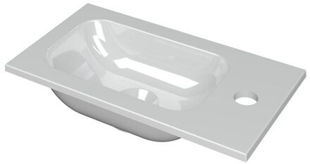 Ink Enter Fontein - 40x22x1cm - 1 kraangat - polystone wit glans 3404360