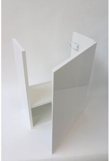 Ink Fontein Contra Onderkast Rechtdraaiend Greeploos Gelakt Hoogglans Wit 40x22x52 cm