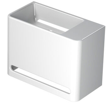 Ink Fontein Hangar Polystone Zonder Kraangat Rechts Glans Wit 40x22x30 cm