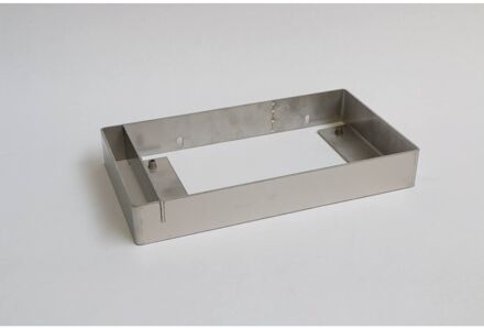 Ink Fonteinframe Jazz XS Staal Met Handdoekhouder Links Geborsteld RVS 36x20x5 cm