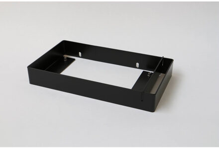 Ink Fonteinframe Jazz XS Staal Met Handdoekhouder Rechts Mat Zwart 36x20x5 cm