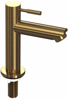 Ink Fonteinkraan INK Laag Model Brushed Mat Goud Ink