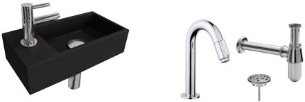 Ink FonteinPack Ink Versus Links Zwart Chroom (Keuze uit 20 kranen)