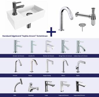 Ink Fonteinset Versus Links Glans Wit Chroom Ink