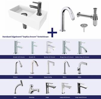 Ink Fonteinset Versus Rechts Mat Wit Chroom Ink