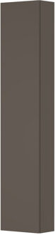 Ink Hoge kast 1 deur links/rechts greeploos incl. spiegel aan de binnenzijde 35 cm x 20 cm x 169 cm Mat taupe 1241105