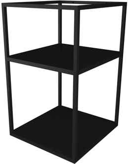 Ink Hoge Kast INK 400x450x400 mm Mat zwart 1901292