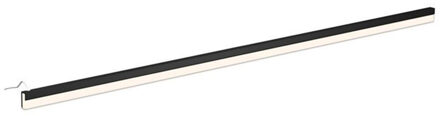 Ink LED line Verlichtingsbalk - 90x2.5x1cm - LED IP44 - 4200K - tbv Spiegel of Spiegelkast - zwart mat 8302430