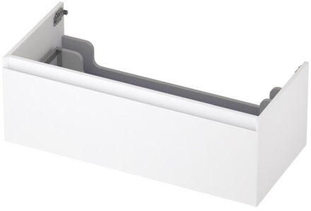 Ink Onderkast INK 1 lade greeploos gelakt 45gr 100 cm x 45 cm x 35 cm Mat wit 1240130 Mat wit