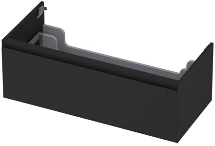 Ink Onderkast INK 1 lade greeploos gelakt 45gr 100 cm x 45 cm x 35 cm Mat zwart 1240136