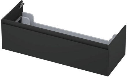 Ink Onderkast INK 1 lade greeploos gelakt 45gr 120 cm x 45 cm x 35 cm Mat antraciet 1240141