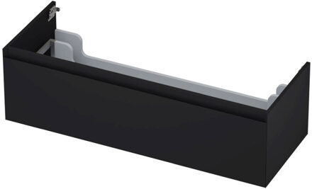Ink Onderkast INK 1 lade greeploos gelakt 45gr 120 cm x 45 cm x 35 cm Mat zwart 1240146