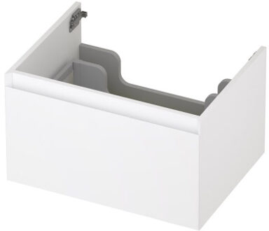 Ink Onderkast INK 1 lade greeploos gelakt 45gr 60 cm x 45 cm x 35 cm Mat wit 1240100 Mat wit