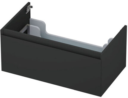 Ink Onderkast INK 1 lade greeploos gelakt 45gr 80 cm x 45 cm x 35 cm Mat antraciet 1240171