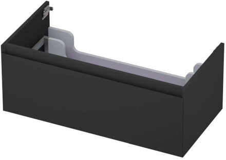 Ink Onderkast INK 1 lade greeploos gelakt 45gr 90 cm x 45 cm x 35 cm Mat antraciet 1240121