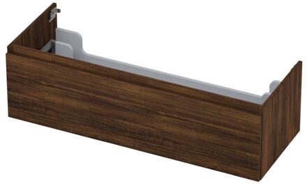 Ink Onderkast INK 1 lade greeploos met houten keerlijst 120 cm x 45 cm x 35 cm Koper eiken 1257560