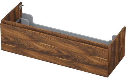Ink Onderkast INK 1 lade greeploos met houten keerlijst 120 cm x 45 cm x 35 cm Noten 1257557