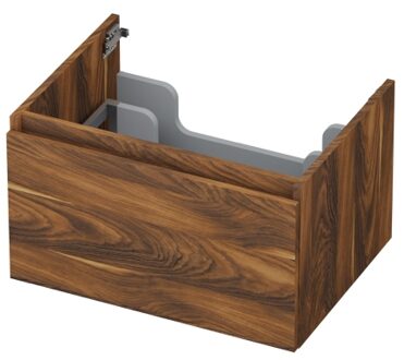 Ink Onderkast INK 1 lade greeploos met houten keerlijst 60 cm x 45 cm x 35 cm Noten 1257507