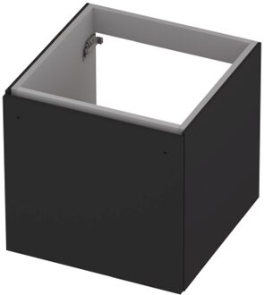 Ink Onderkast INK 1 lade softclose met greep gelakt 48 cm x 48 cm x 45 cm Mat zwart 1258001