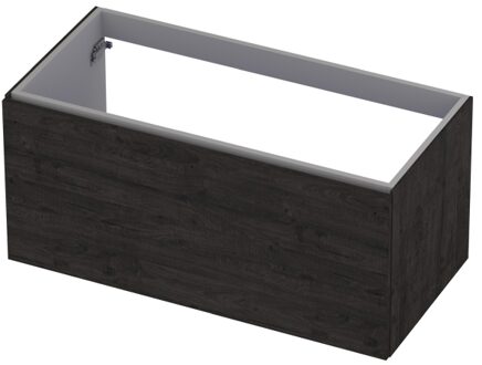 Ink Onderkast INK 1 lade softclose met greep hout decor 100 cm x 48 cm x 45 cm Houtskool eiken 1258023
