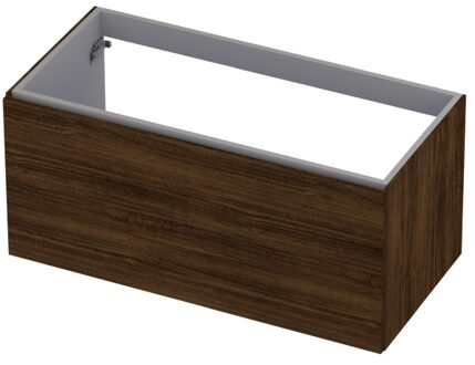 Ink Onderkast INK 1 lade softclose met greep hout decor 100 cm x 48 cm x 45 cm Koper eiken 1258024